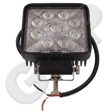 LAMPA LEDOWA ROBOCZA ALUMINIOWA 9 LED 10-30V 9x3W