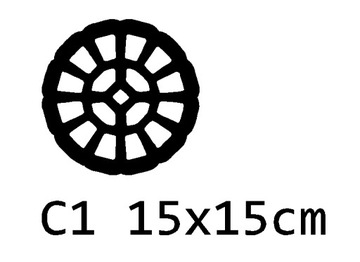 bieżnik obrus mata filcowy filcowa filc P1 15x15