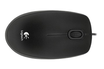 Káblová myš, Logitech B100, čierna, optická, 800DPI