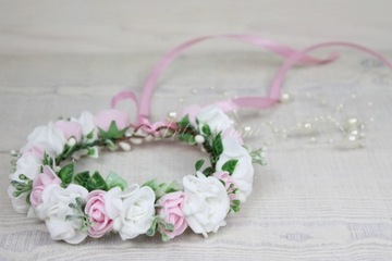 Головной убор-пучок, венок для волос, причастие ЦВЕТА!!!