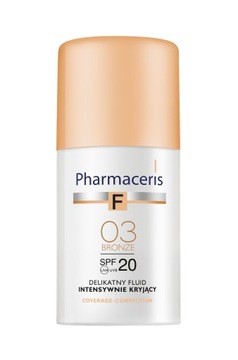 Pharmaceris F Intensywnie kryjący FLUID 03 BRONZE 30 ml SPF 20