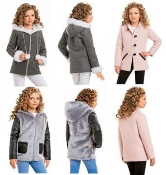 Пальто для девочек, куртка для девочек 122