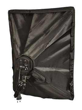 OPRAWA SOFTBOX NA 4 LAMPY ŻARÓWKI E27 50x70cm