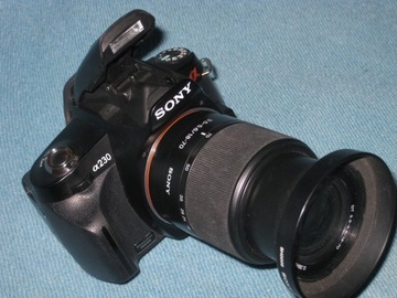 SONY DSLR A230 + SONY DT18-70 BDB ZESTAW