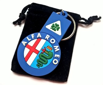 Alfa Romeo brelok do kluczy gumowy breloczek ETUI