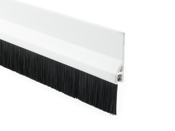 фото ориг. №1, Overlay for doors self-adhesive sealing з brush 20mm white 10 pieces.