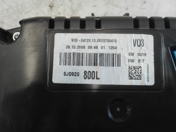 BUDÍKY PŘÍSTROJOVÁ DESKA IBIZA IV 6J 6J0920800L