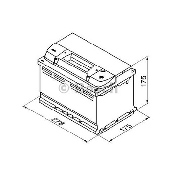 АККУМУЛЯТОР BOSCH SILVER S4 72 Ач 680А