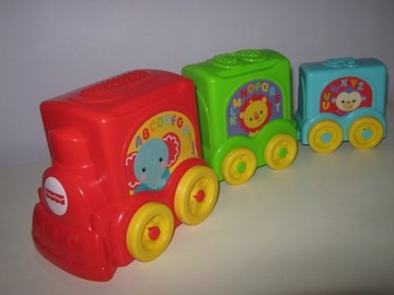 FISHER PRICE POCIAG ZWIERZACZKI PIRAMIDKA