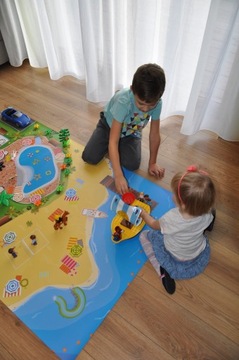 Коврик 100х160см, военный полигон для солдат