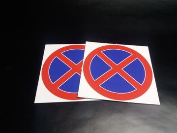 ЗНАК НЕТ ОСТАНОВКИ ДОСКА 40x40 см 3 мм