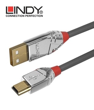 КАБЕЛЬ USB A - MINI USB B LINDY 36630 0,5 м