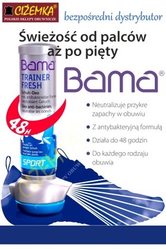 6x BAMA DEODORANT FRESH SPORT SHOES освежитель %%