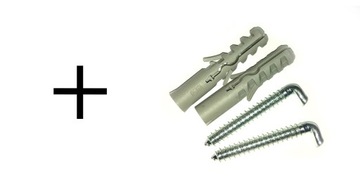 WIESZAK Z PÓŁKĄ BIAŁY 50x40 PRZEDPOKÓJ GARDEROBA