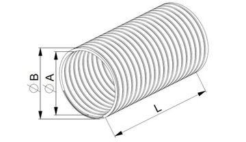 АЛЮМИНИЕВАЯ ТРУБА AWENTA FLEX SPIRO FI 120 1м