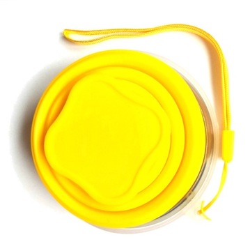 ТУРИСТИЧЕСКАЯ КРУЖКА СИЛИКОНОВАЯ СКЛАДНАЯ ПОРТАТИВНАЯ PL! р