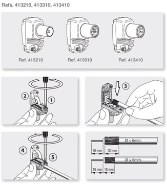 TELEVES EASY F 413210 HQ УГЛОВАЯ АНТЕННАЯ РАЗЪЕМ