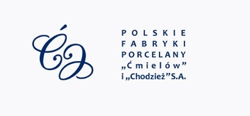 Ćmielów овальный блют 33 см Акцент 0001 Белый