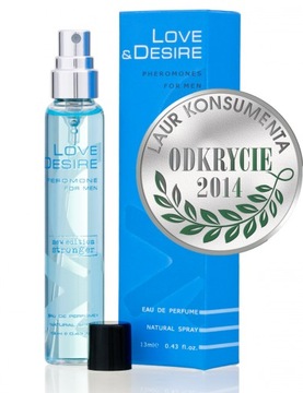 MOCNE PERFUMY Z FEROMONAMI LOVE&DESIRE MĘSKIE