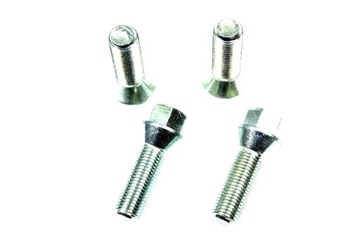 ВИНТЫ СТАЛЬНЫЕ КОЛЕСА M12X1.25X28mm PEUGEOT 4шт.