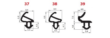 VEKA S-1126A Уплотнители оконные, СЕРЫЕ