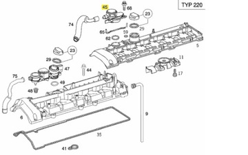 Separator Oleju Mercedes-Benz 6110160334