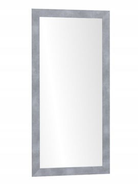 NOWOCZESNE lustro w ramie BETON 120x50 LOFT
