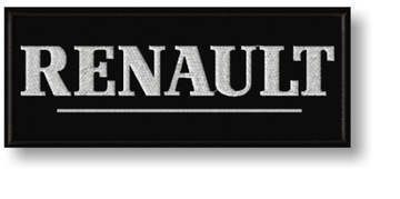 RENAULT Naszywka Termo Haftowana naprasowanka