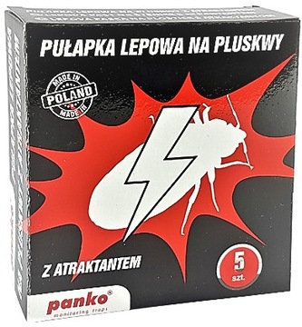 PUŁAPKA LEPOWA NA PLUSKWY PANKO 5 SZT + ATRAKTANT