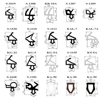 Уплотнители окон С-1560 и С-1172