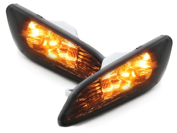 ALFA ROMEO 147, 156 боковые направления ПРОЗРАЧНЫЙ ЧЕРНЫЙ