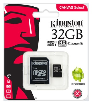 КАРТА ПАМЯТИ KINGSTON 32 ГБ MICRO SD класс 10 UHS