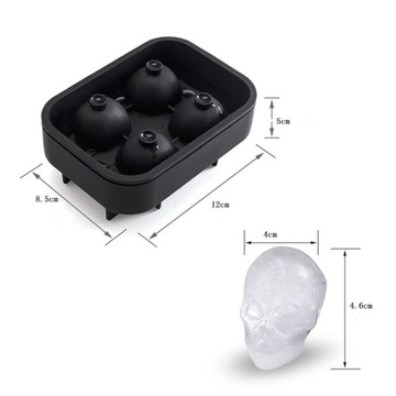 фото ориг. №6, Form on 4 great skulls з ice icy halloween