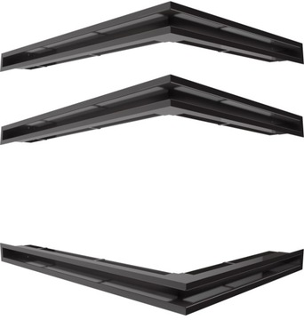 фото ориг. №5, Lattice fireplace backlash angular 766x547x90 3 pcs set