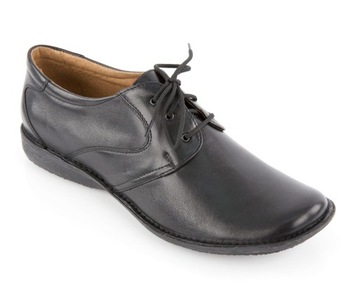 Eleganckie Wygodne Czarne Buty Damskie Rozmiar 39