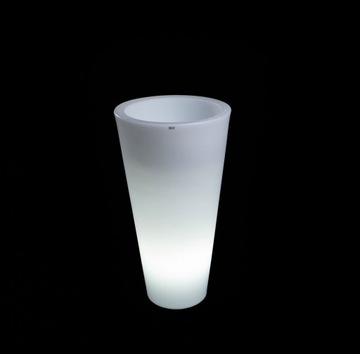 DONICA ZEWNĘTRZNA DELLA LED DONICZKA WEW. PODŚWIETLANA BIAŁA ZIMNA 75 cm