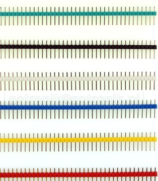 Listwa kołkowa 1x40pin raster 2,54mm_______BTE-211
