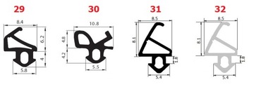 Уплотнитель оконный VEKA S-834x