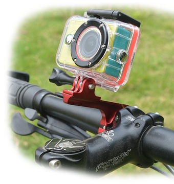 Металлическое алюминиевое крепление для велосипеда для Gopro 12 11 Xiaomi Sony Action