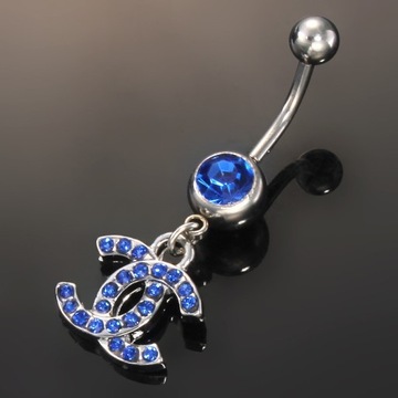 КОЛЬЦО НА ПУПЕ SWAROVSKI STARS, ЗОЛОТО, БЕЛОЕ НОВИНКА!
