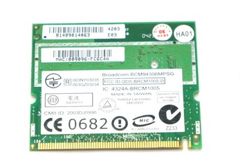 КАРТА WIFI BROADCOM DW1350 BCM94306MPSG