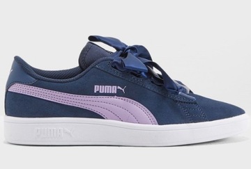 Кроссовки PUMA SMASH RIBBON JR из замши Vikky 38.5