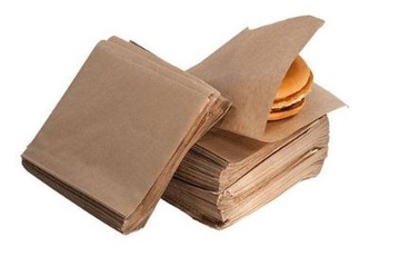 Koperty na burgery powlekane papierowe brązowe rożki KRAFT 16cm 250 sztuk