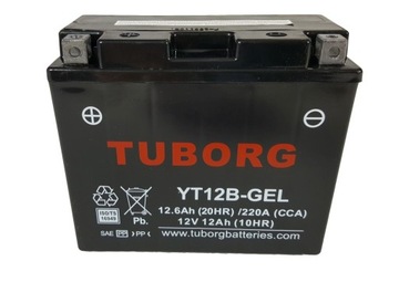 Akumulator GEL Tuborg YT12B-GEL 12Ah 220A