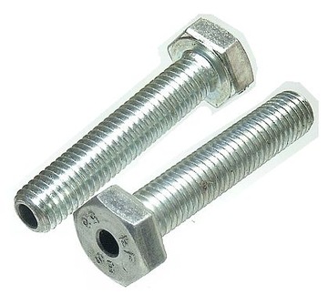 Śruba M10x20 DIN933 z otworem 4mm na wylot