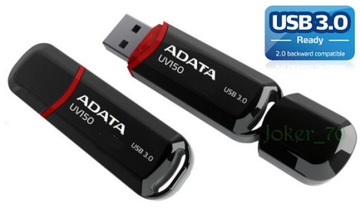 ADATA PENDRIVE USB 3.0 128 ГБ ПАМЯТЬ UV150 90 Мбит/с