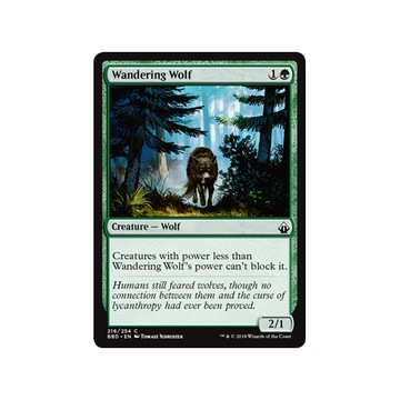 MTG 4x Wandering Wolf