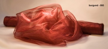 ORGANZA ORGANTYNA NA FIRANY FIRANKI TIUL 48cm/9m !