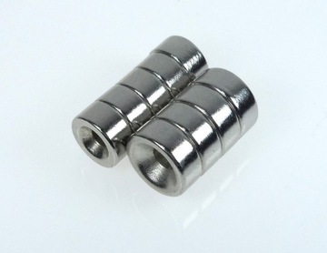 |STcs| MNO10x3.5x4 MAGNES NEODYMOWY 10x4mm z otworem stożkowym _x3szt