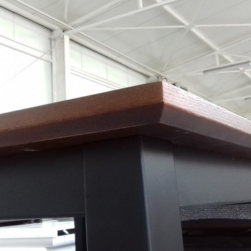 Toaletka drewno, stylizowana na lata 60/70-te BS